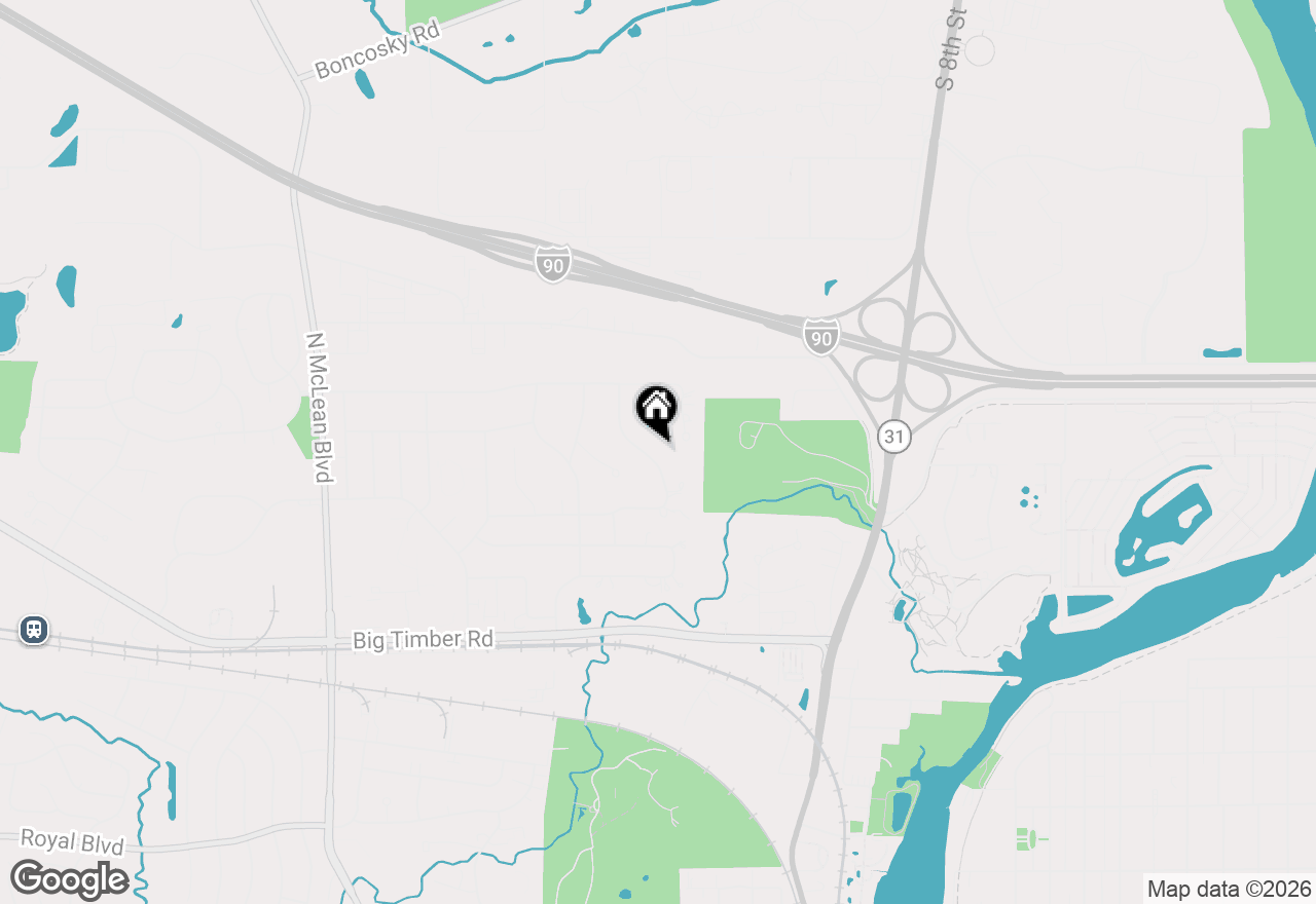 Map of 1225 Oakdale Drive, Elgin, IL 60123