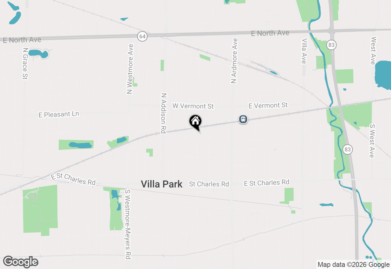 Map of 206 W Division Street #L, Villa Park, IL 60181