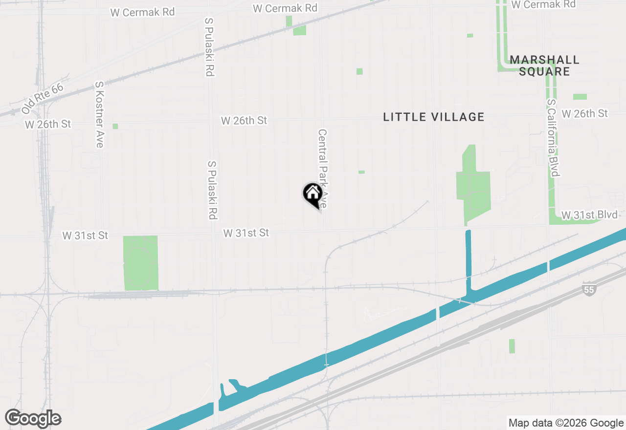 Map of 3025 S Millard Avenue, Chicago, IL 60623