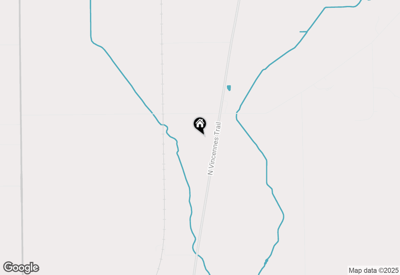 Map of 5342 N Vincennes Trail, Momence, IL 60954