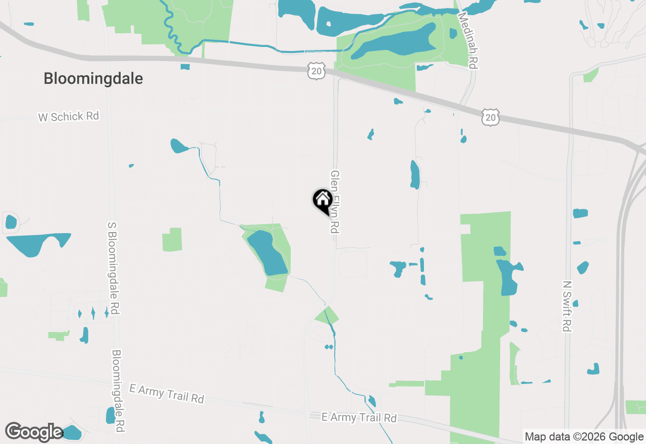Map of 251 Tamarack Drive, Bloomingdale, IL 60108