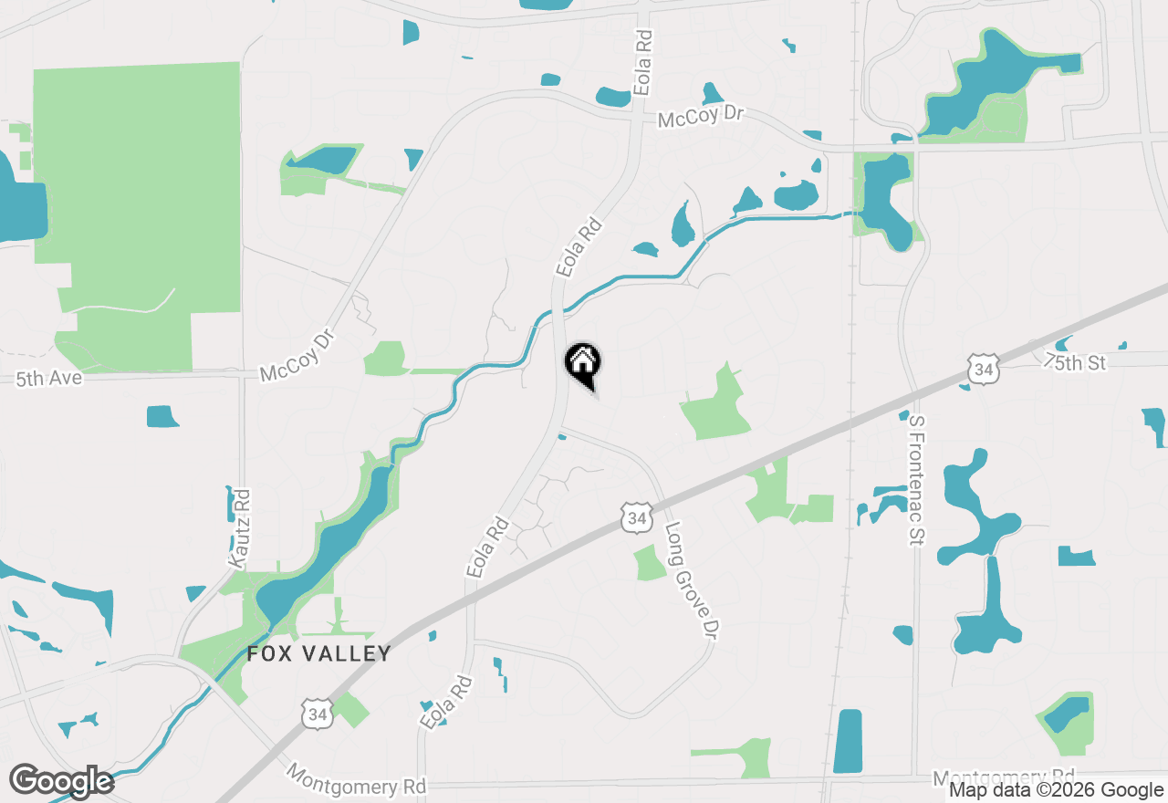 Map of 515 Cimarron Drive W, Aurora, IL 60504