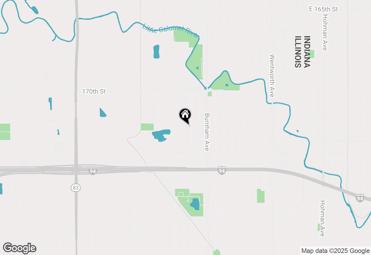 Map of 17213 Park Avenue, Lansing, IL 60438