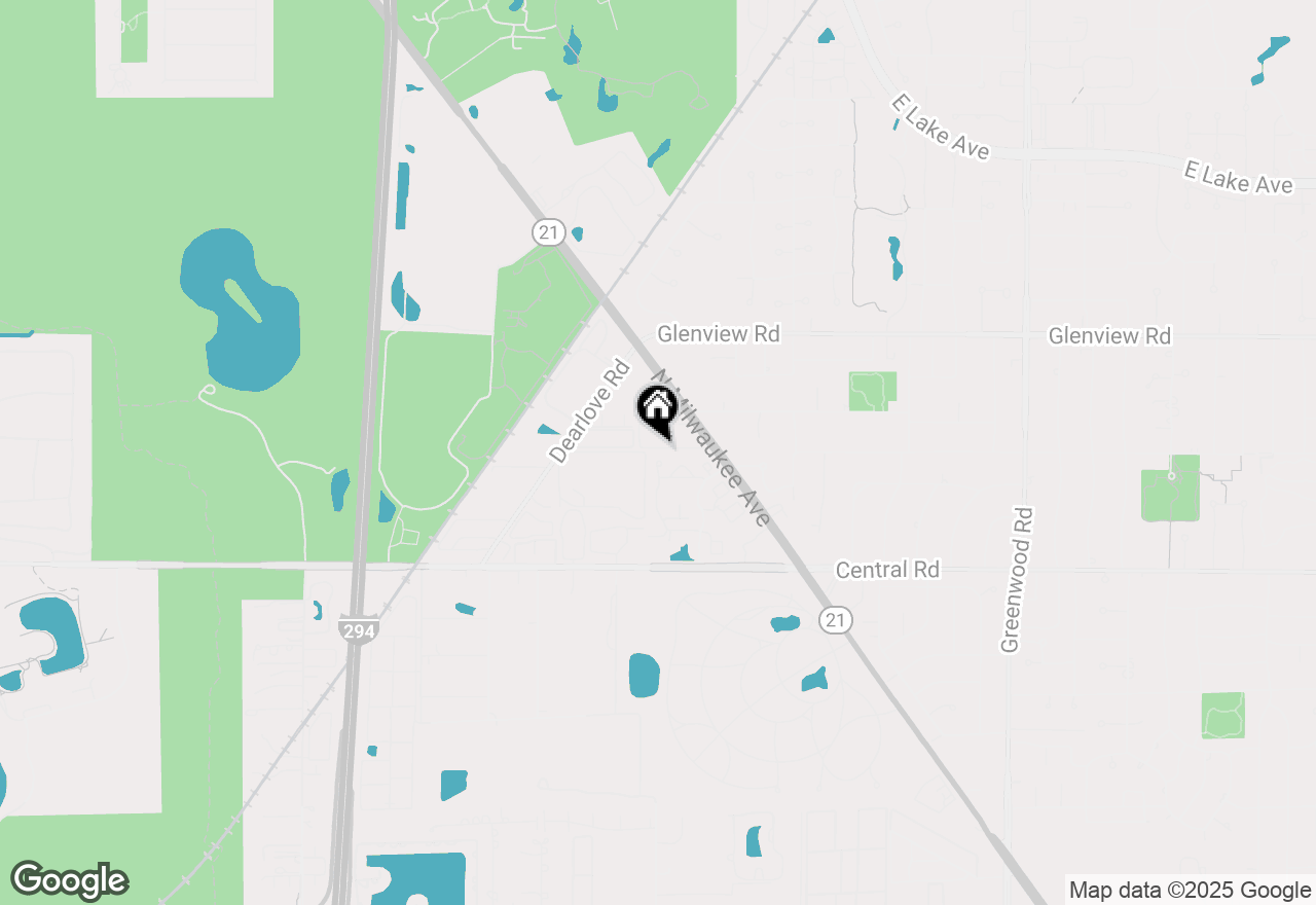 Map of 3958 Venice Court #13F, Glenview, IL 60025