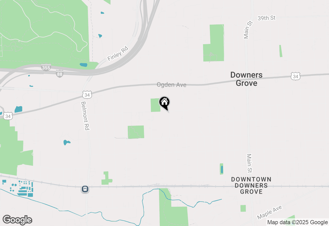 Map of 4500 Downers Drive, Downers Grove, IL 60515