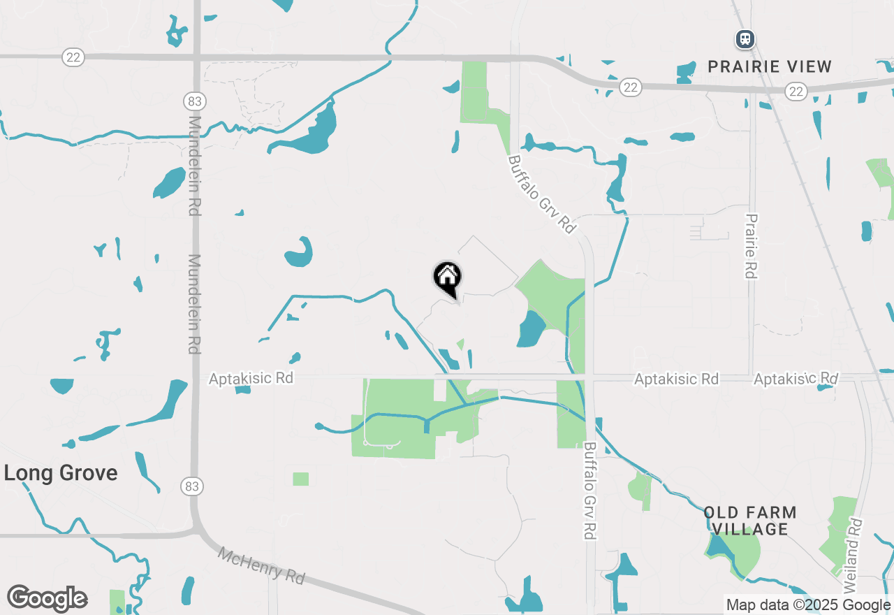 Map of 1911 Twin Oaks Court, Buffalo Grove, IL 60089