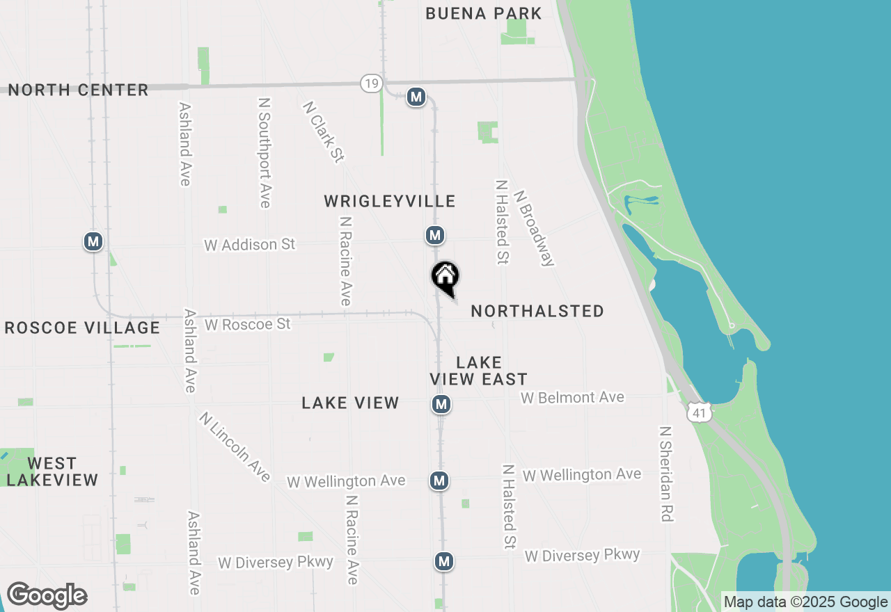 Map of 931 W Newport Avenue #3, Chicago, IL 60657