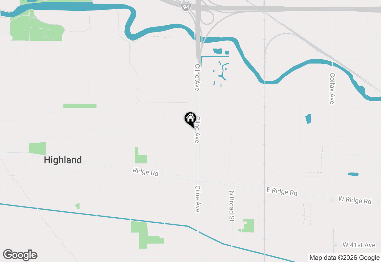 Map of 3925 Bayberry Lane, Highland, IN 46322