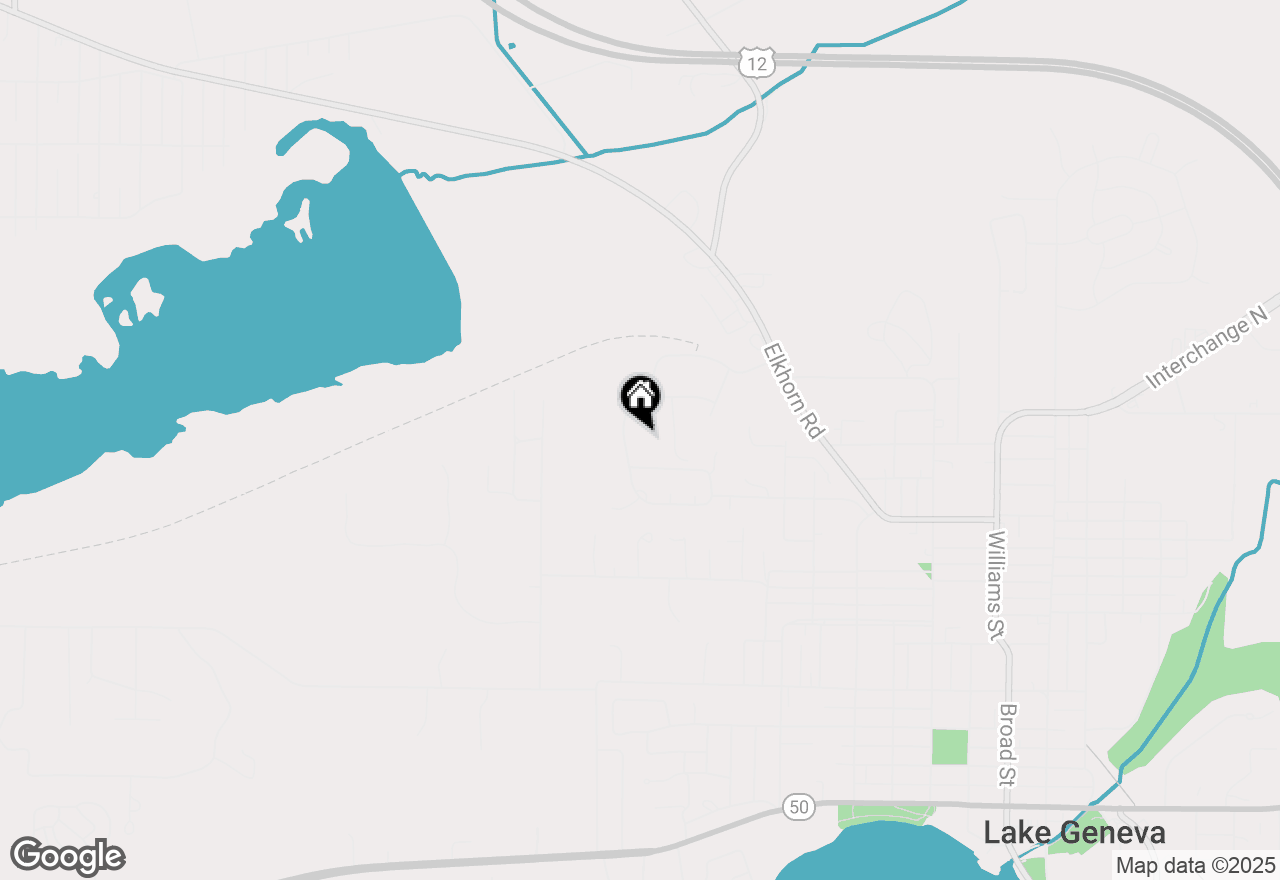 Map of 1191 Edgewood Dr, Lake Geneva, WI 53147