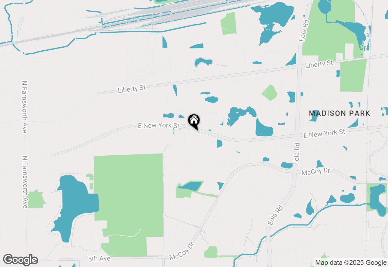 Map of 2349 Stoughton Circle, Aurora, IL 60502