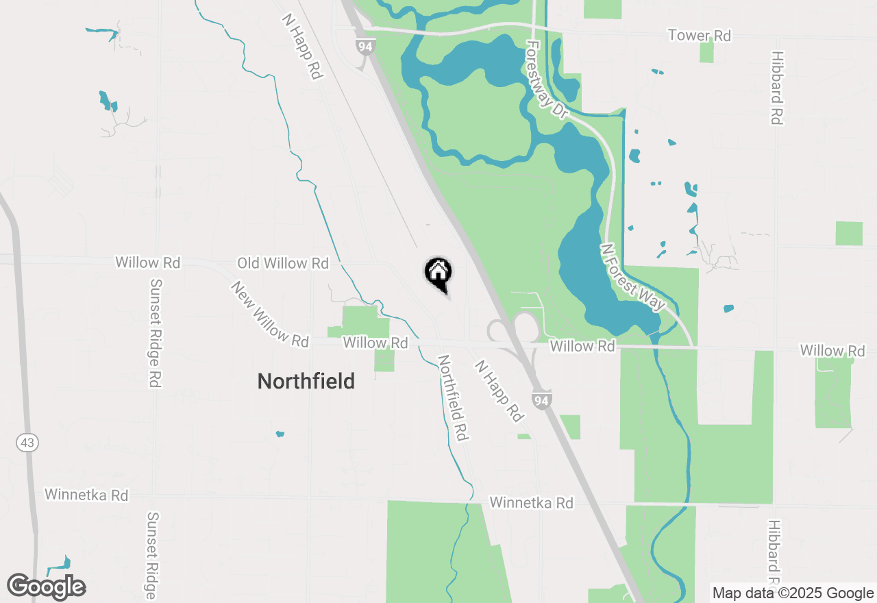 Map of 1865 Old Willow Road #231, Northfield, IL 60093