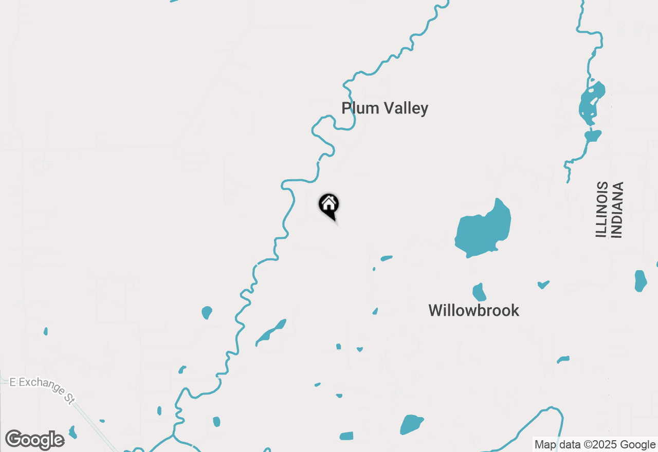 Map of 2639 E Shady Grove Court, Crete, IL 60417