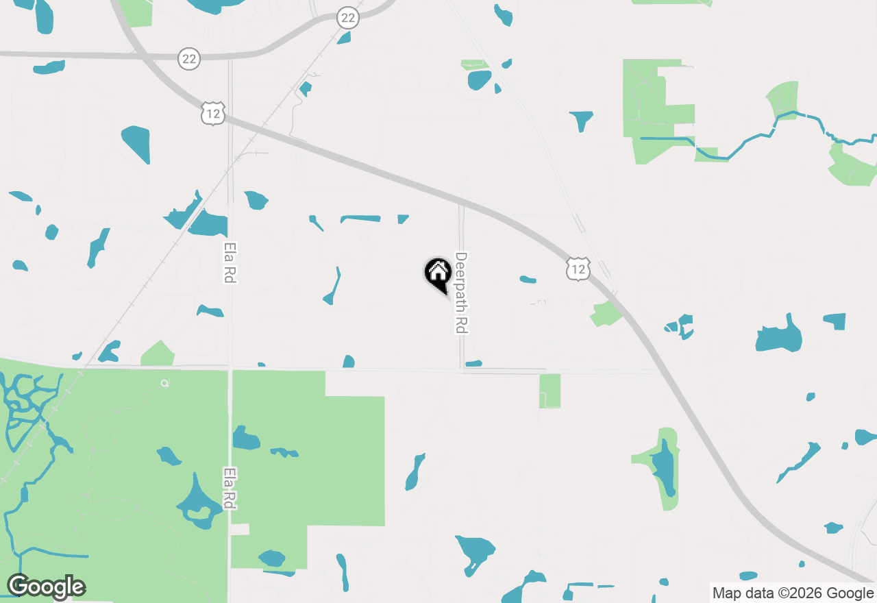 Map of 282 Waterford Drive, Lake Zurich, IL 60047