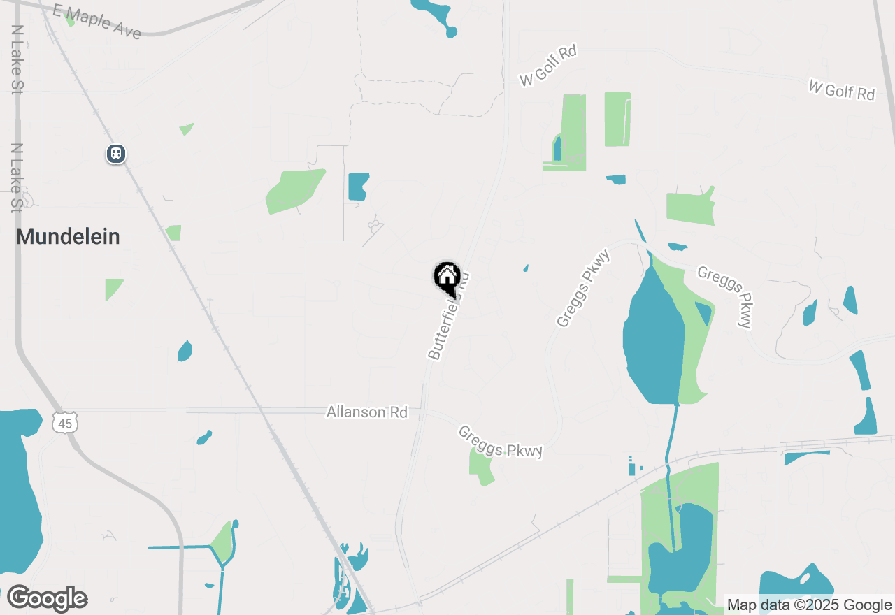 Map of 1228 Bradwell Lane #D, Mundelein, IL 60060