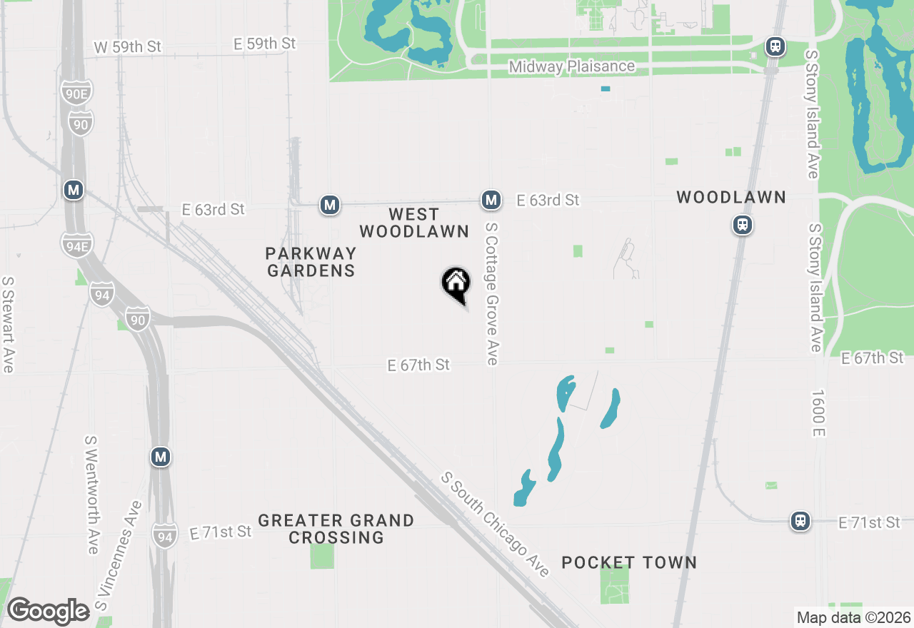 Map of 6547 S Langley Avenue, Chicago, IL 60637