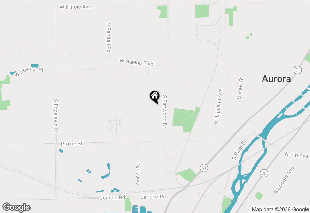 Map of 221 Ingleside Avenue, Aurora, IL 60506