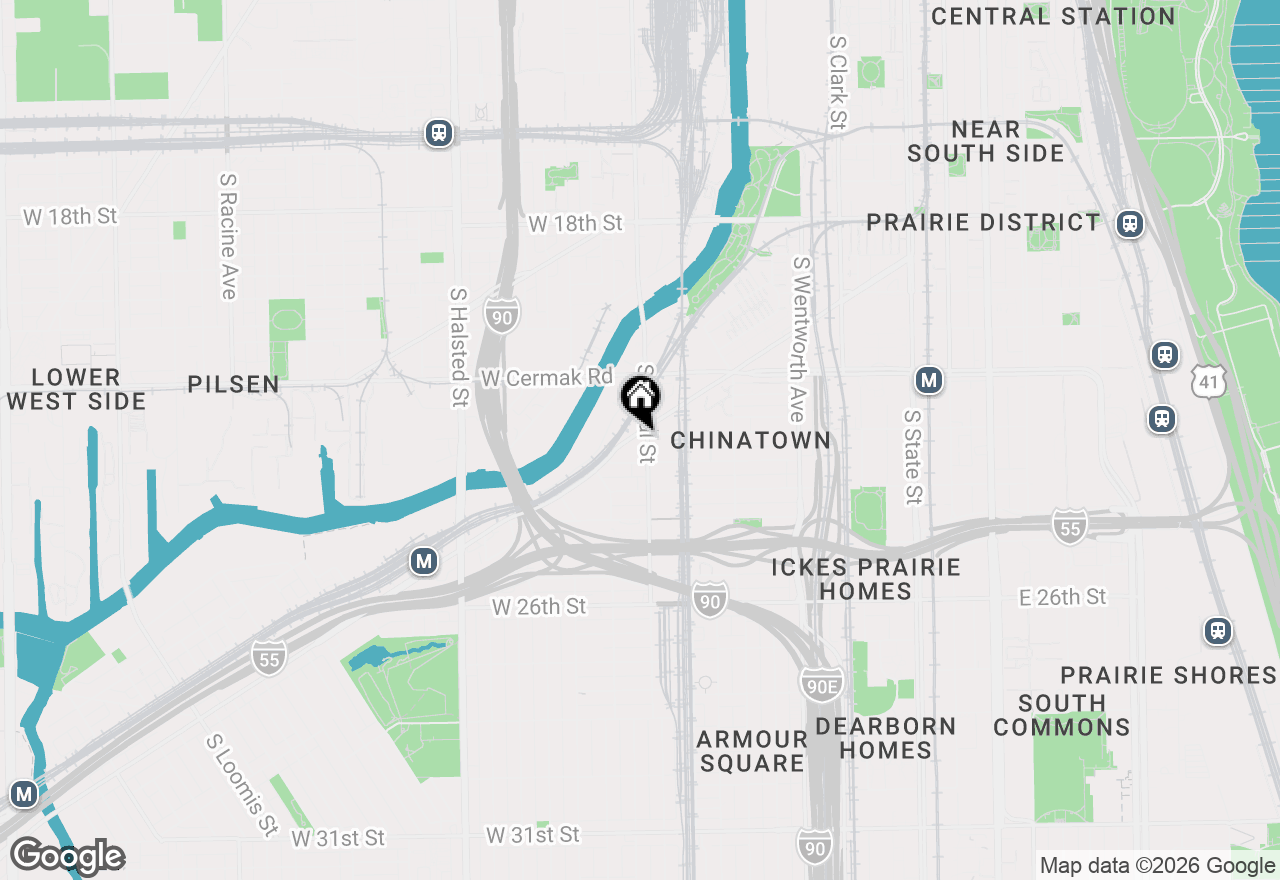 Map of 2310 S Canal Street #215, Chicago, IL 60616