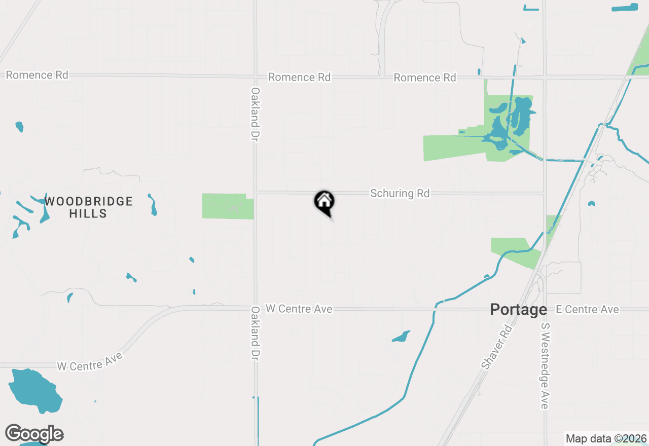 Map of 7617 Primrose Lane, Portage, MI 49024