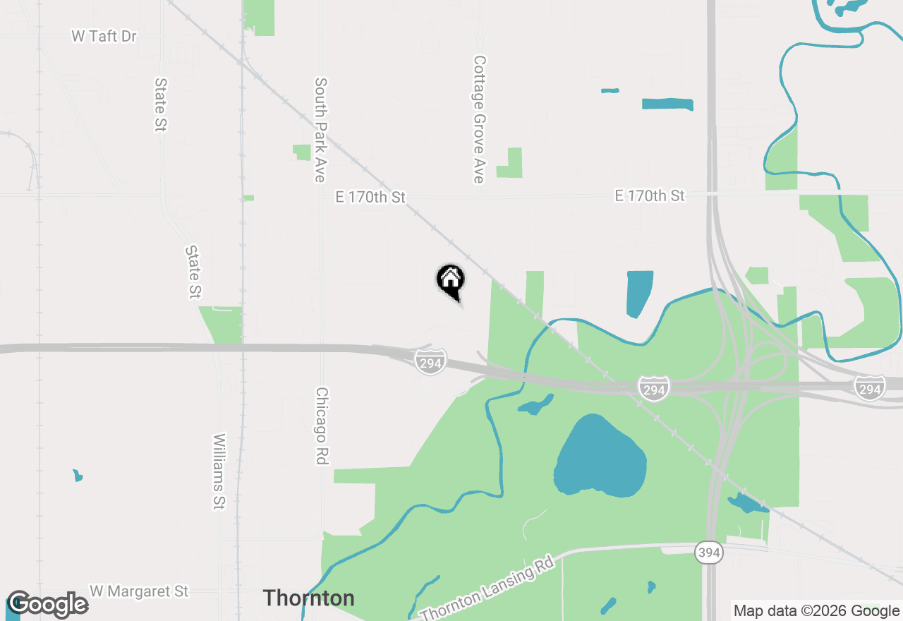 Map of 636 E 173rd Street, South Holland, IL 60473