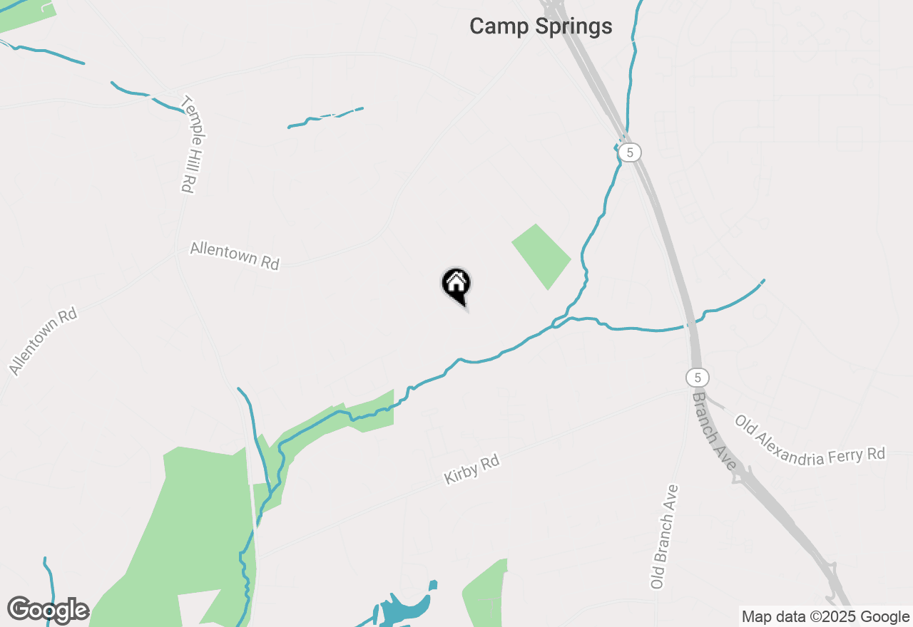 Map of 5503 Lansing Drive, Temple Hills, MD 20748