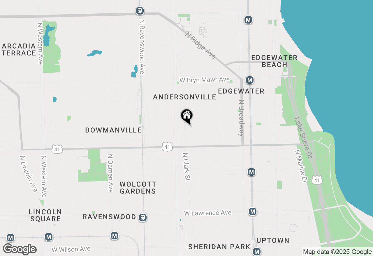 Map of 5305 N Clark Street #2, Chicago, IL 60640