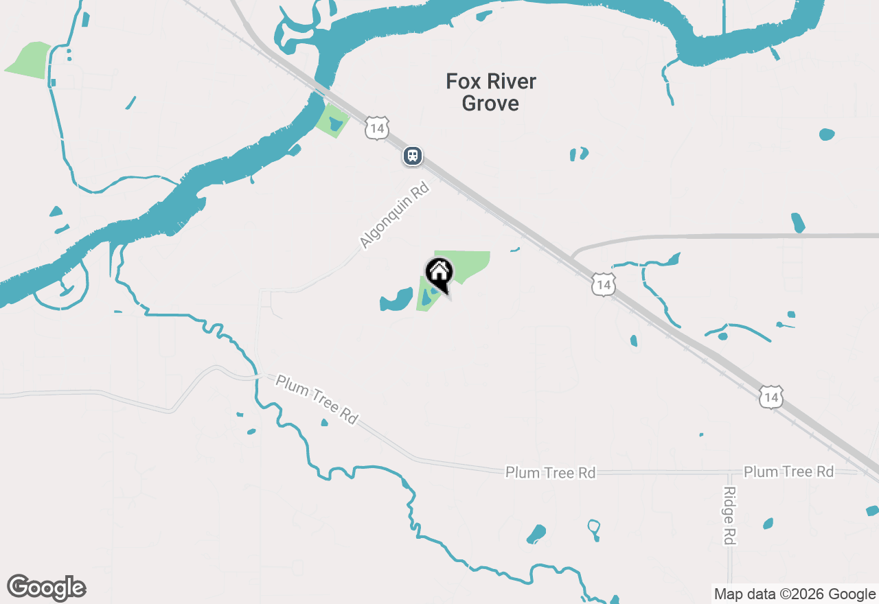 Map of 352 Bristol Lane, Fox River Grove, IL 60021