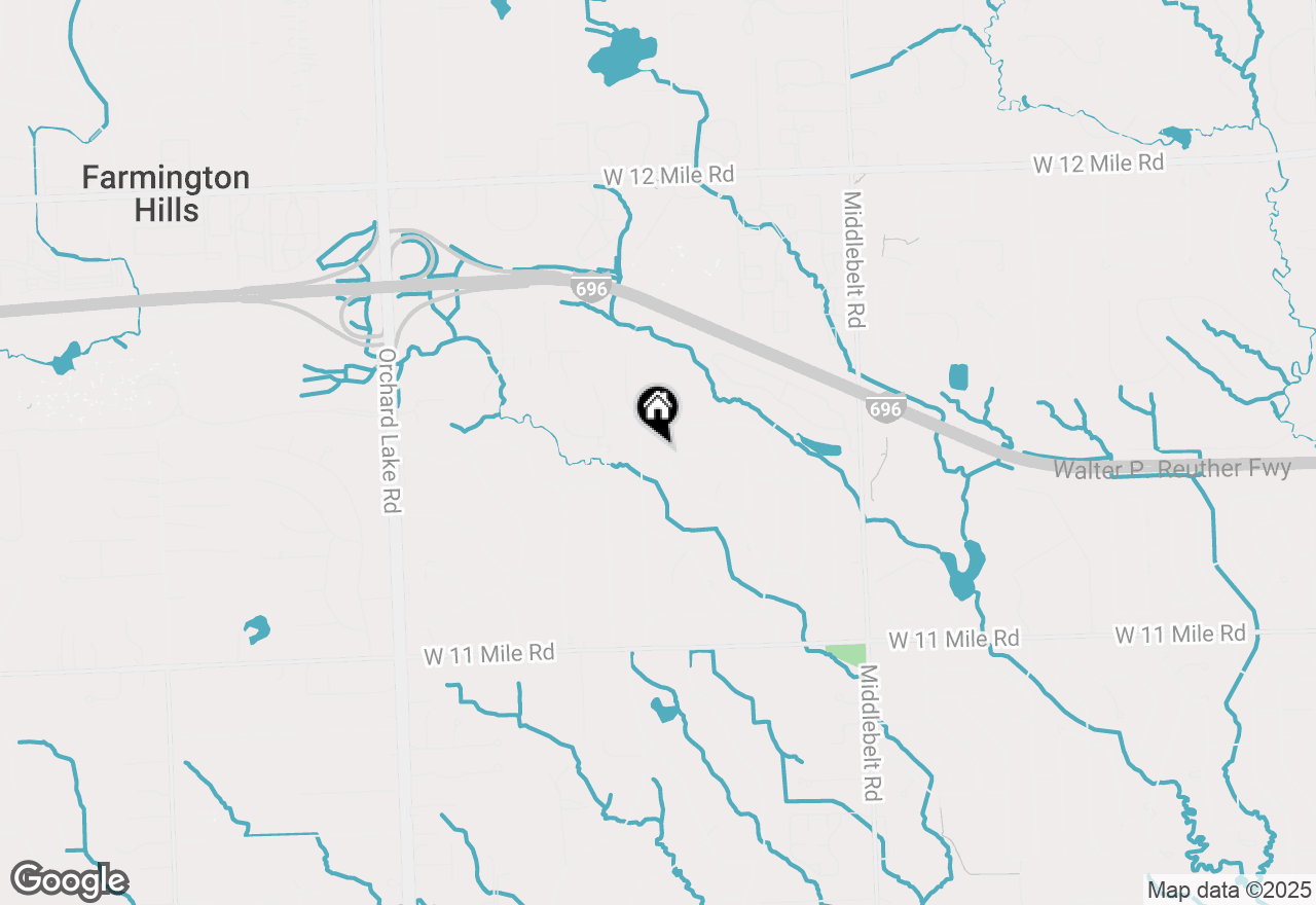 Map of 30326 Pipers Lane, Farmington Hills, MI 48334