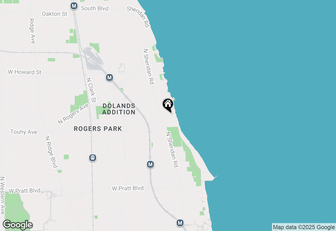 Map of 1232 W Chase Avenue #2, Chicago, IL 60626