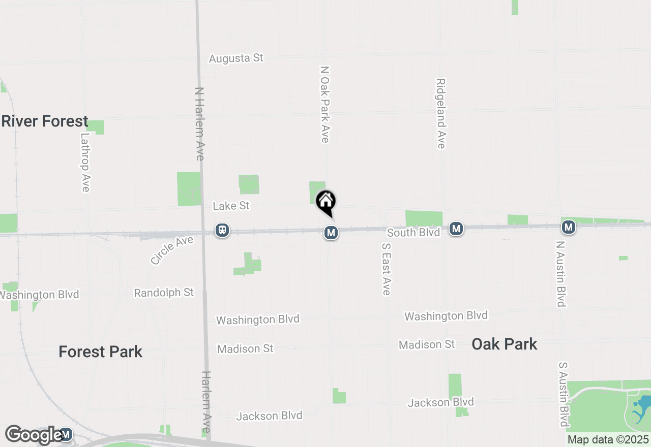 Map of 107 N Oak Park Avenue, Oak Park, IL 60301
