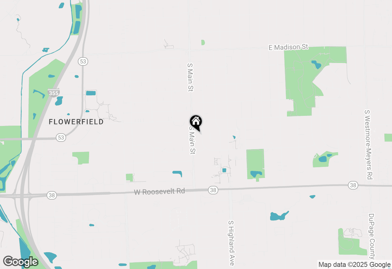 Map of 1033 S Main Drive, Lombard, IL 60148