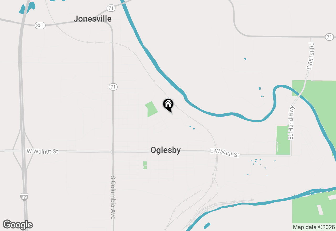 Map of 230 E Porter Street, Oglesby, IL 61348