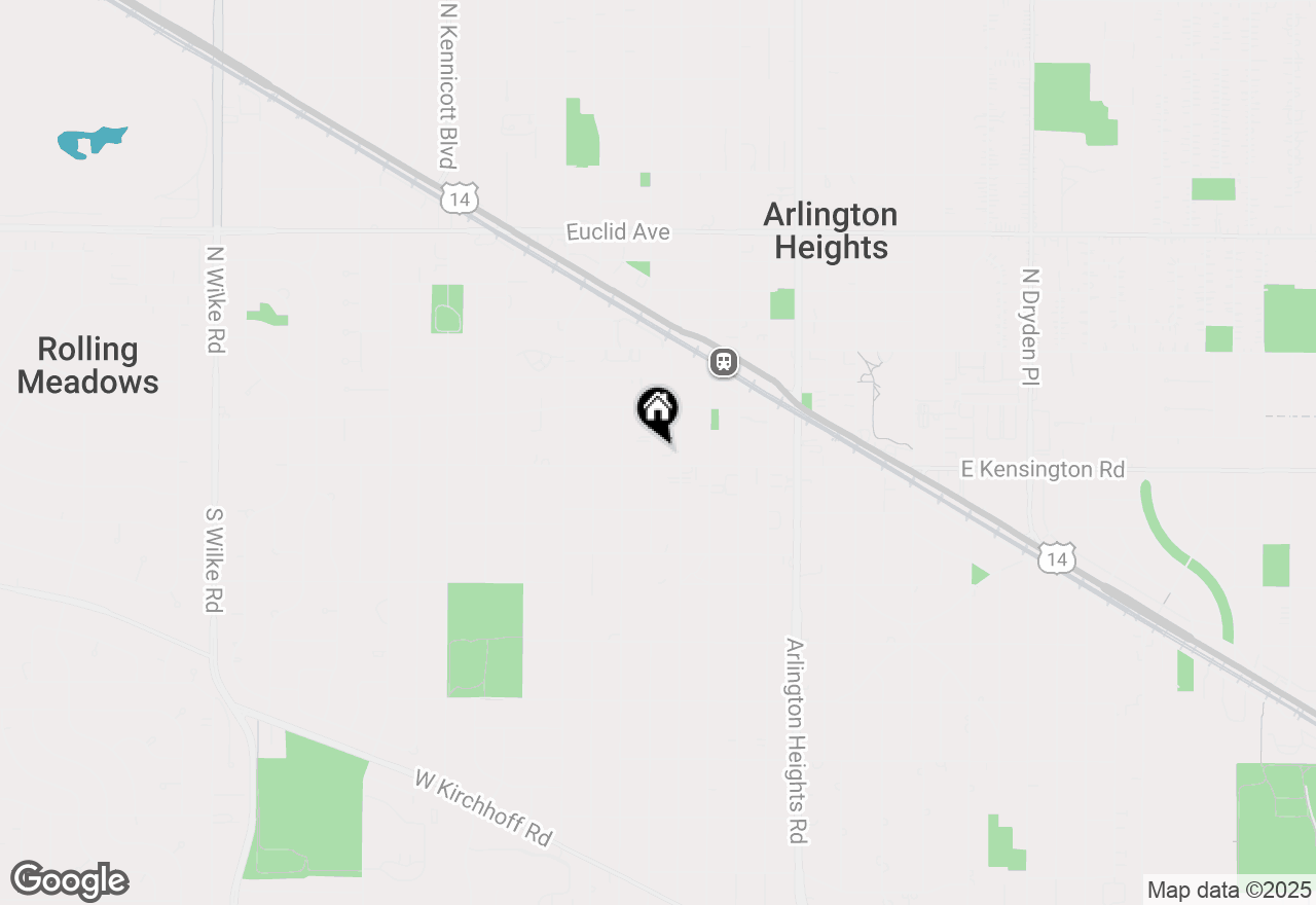 Map of 39 Chestnut Avenue, Arlington Heights, IL 60005