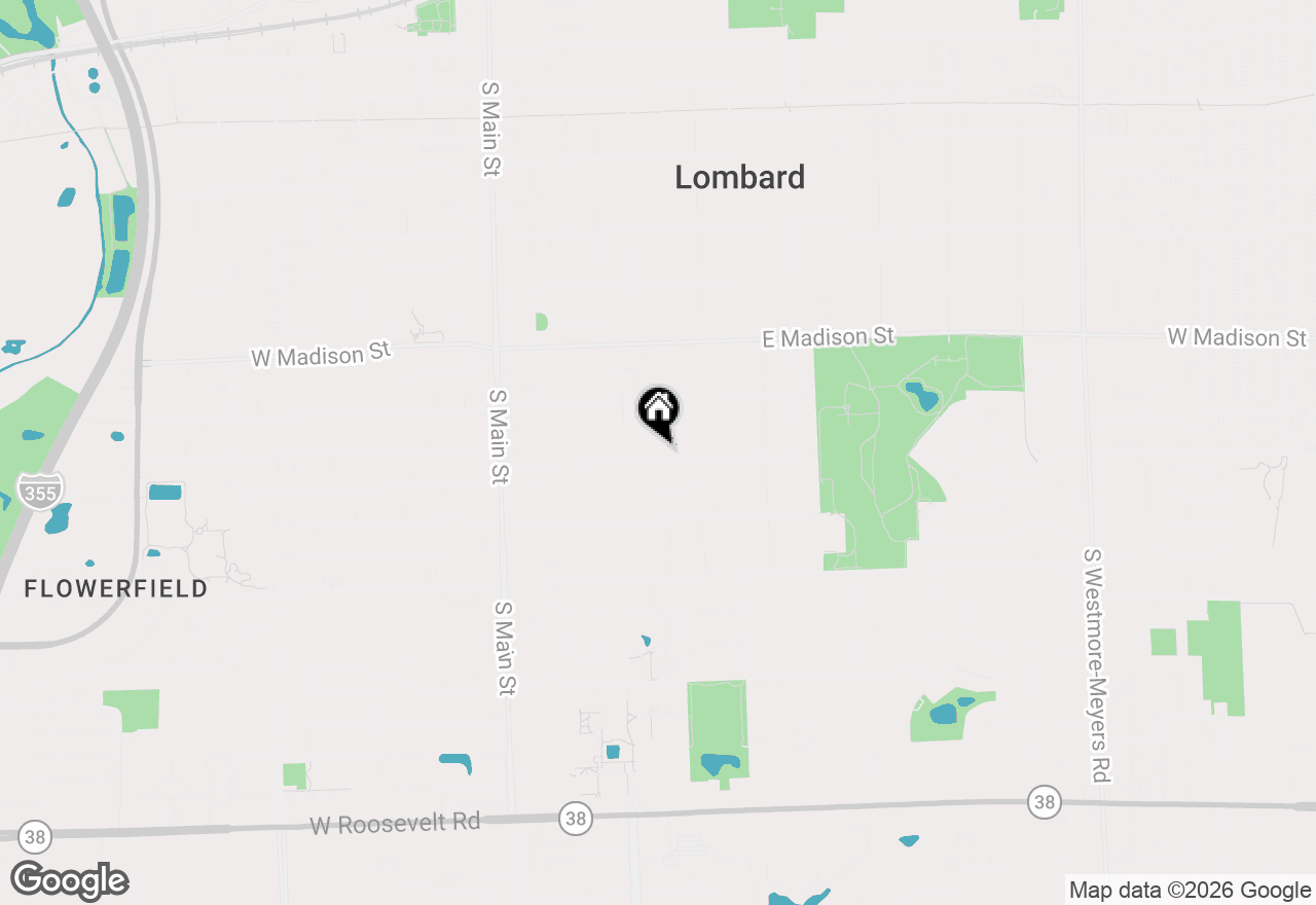 Map of 270 E Harrison Road, Lombard, IL 60148