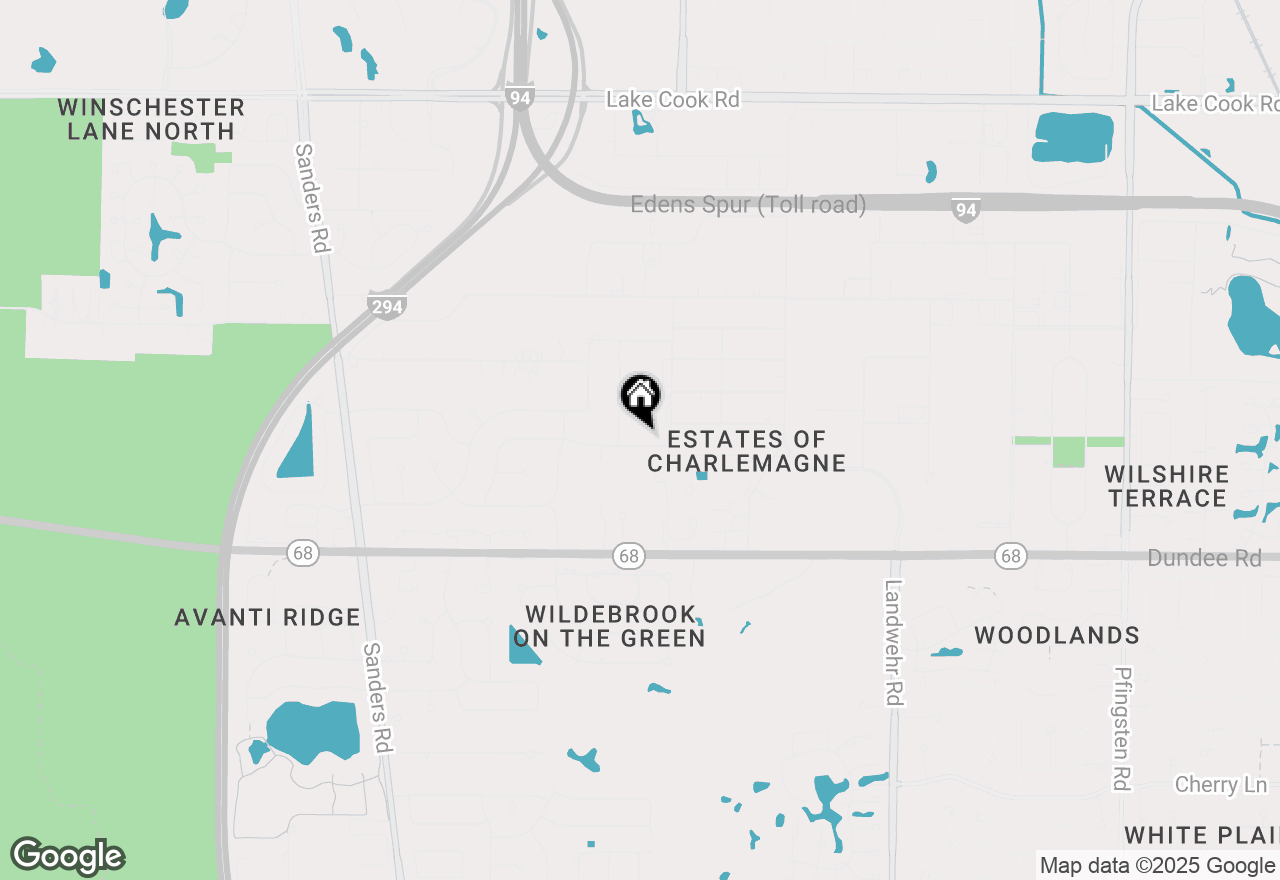 Map of 3630 Dauphine Avenue, Northbrook, IL 60062