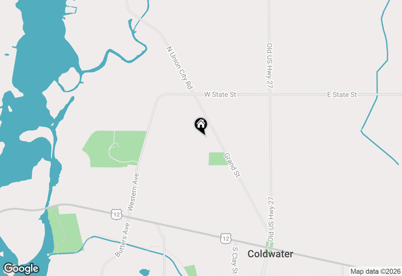 Map of 75 Edison Court, Coldwater, MI 49036