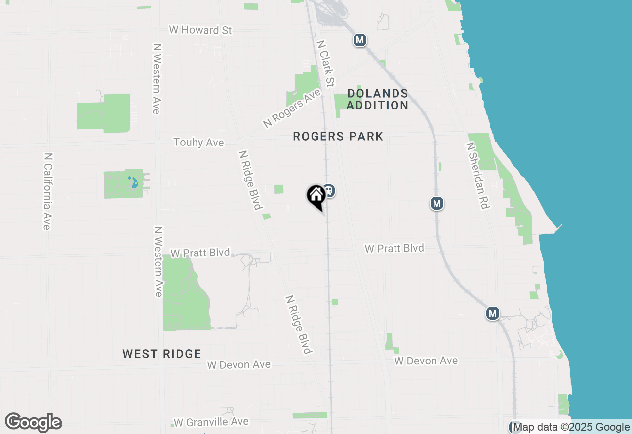 Map of 1817 W Morse Avenue, Chicago, IL 60626