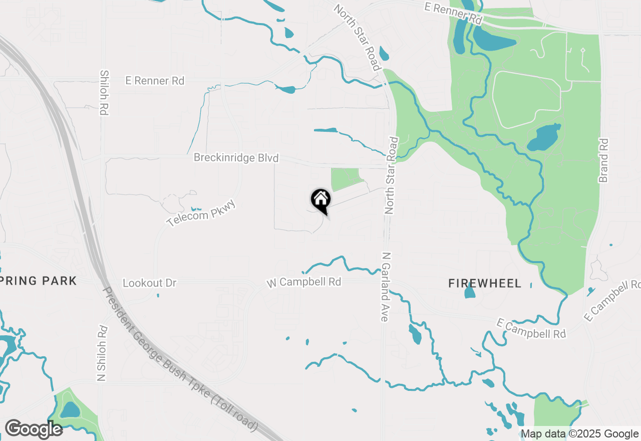 Map of 3017 Holford Road, Richardson, TX 75082