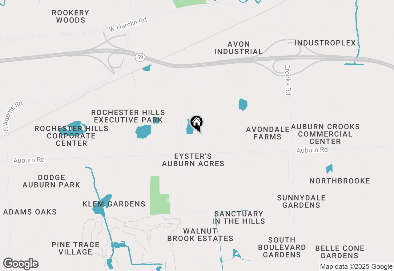 Map of 2882 Skylark St, Rochester Hills, MI 48309