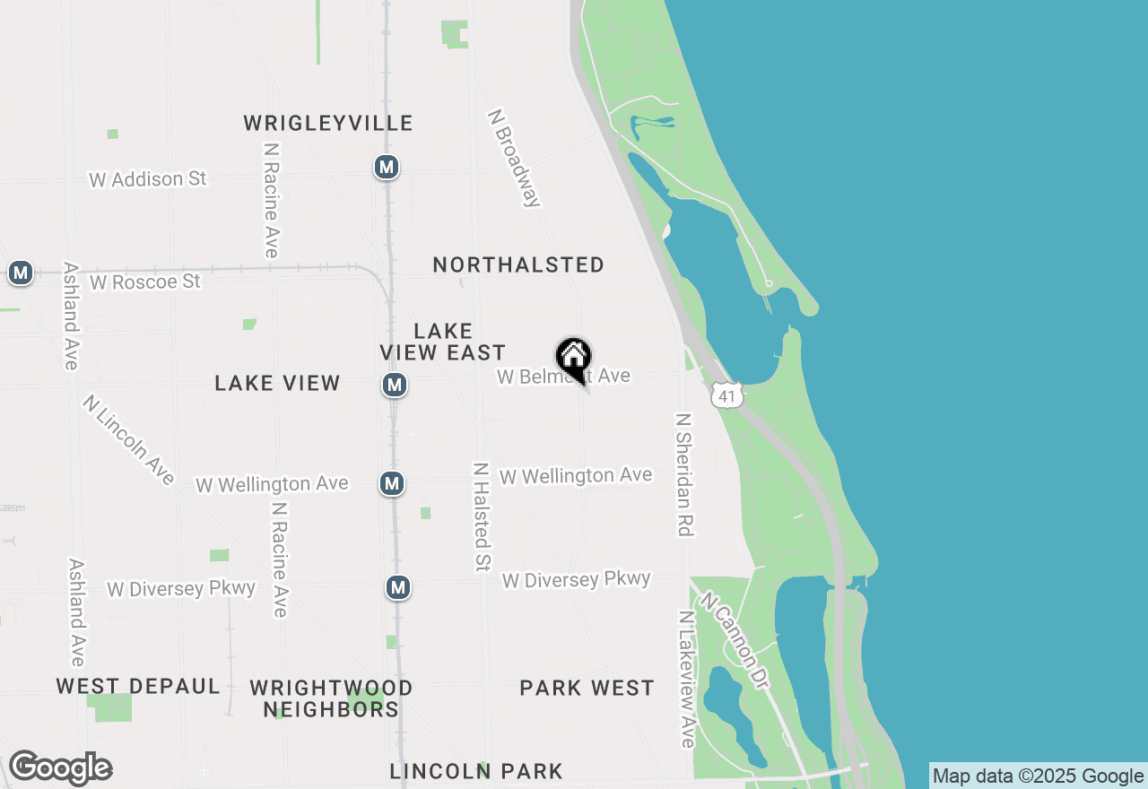 Map of 3162 N Broadway Avenue, Chicago, IL 60657