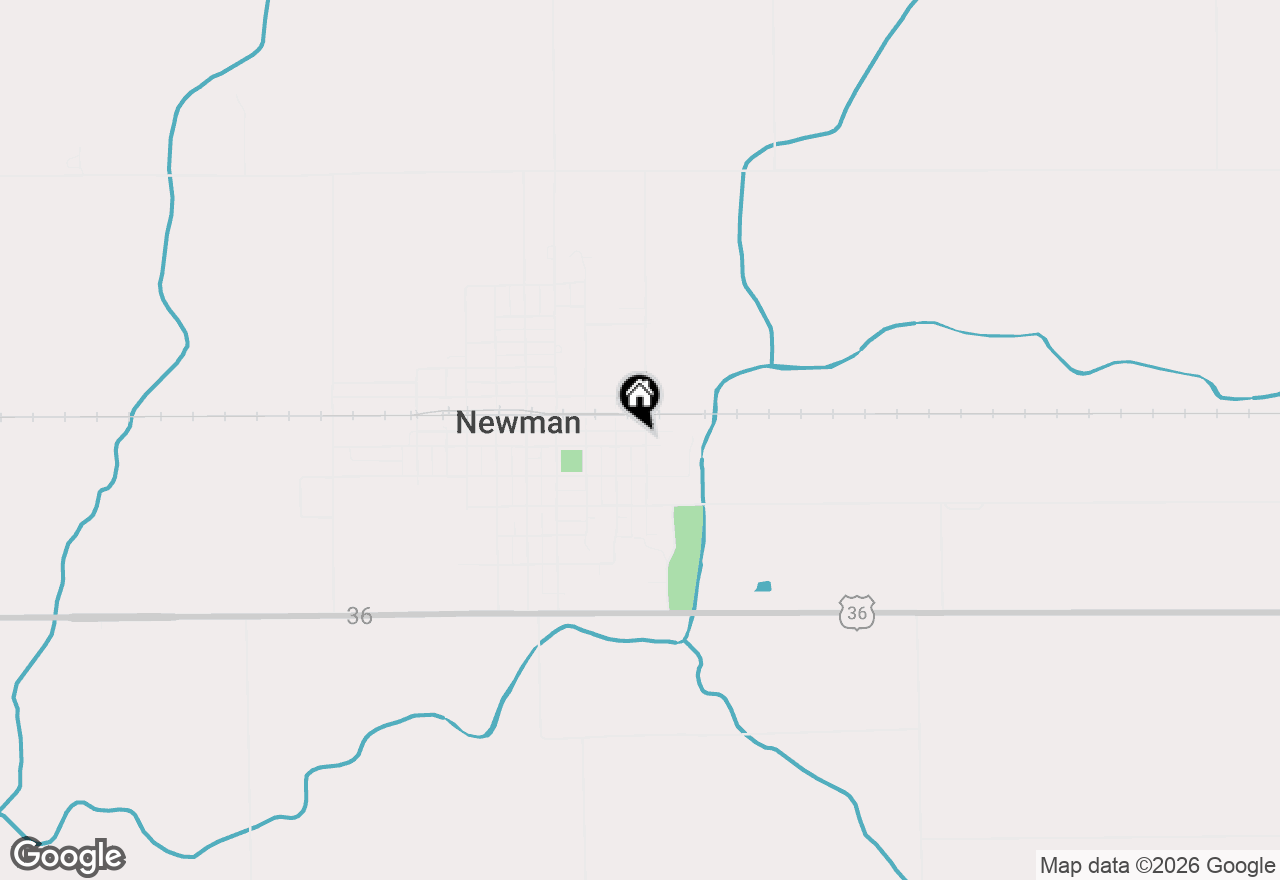 Map of 309 E Yates, Newman, IL 61942