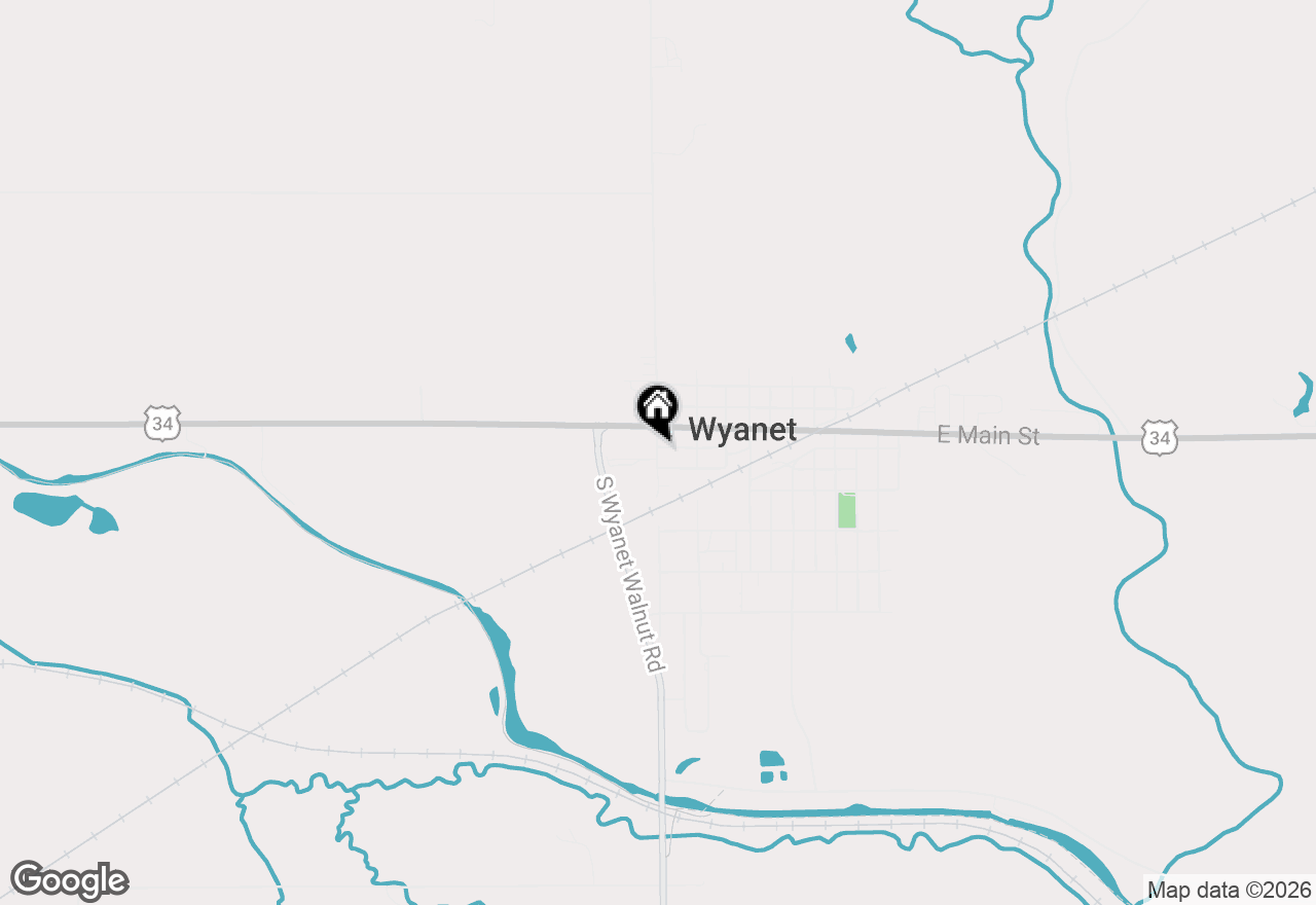 Map of 110 S West Street, Wyanet, IL 61379