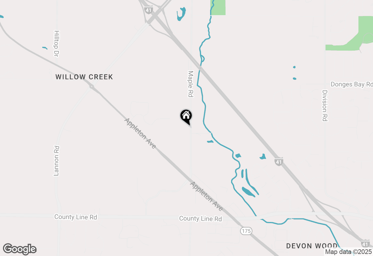 Map of W188N10115 Maple Rd, Germantown, WI 53022