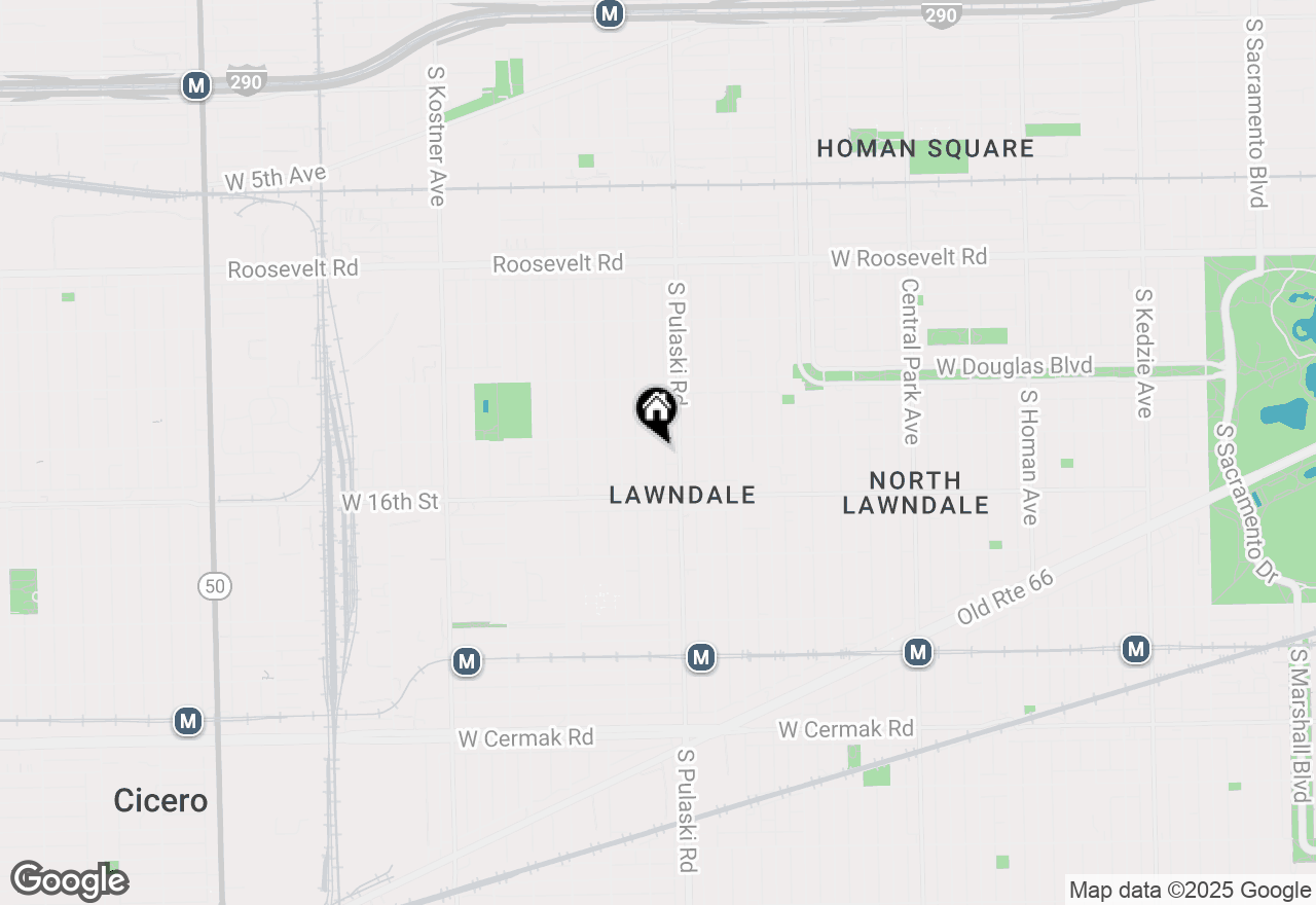 Map of 1513 S Komensky Avenue, Chicago, IL 60623