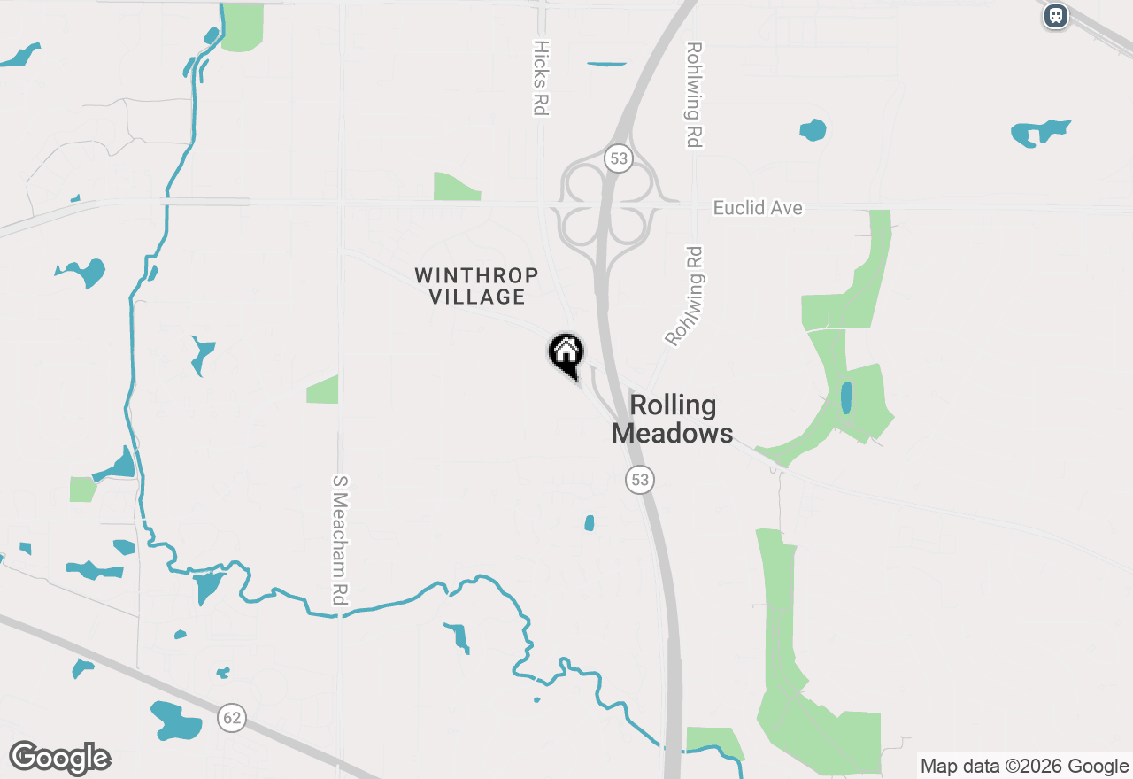 Map of 2650 Brookwood Way Drive #203, Rolling Meadows, IL 60008