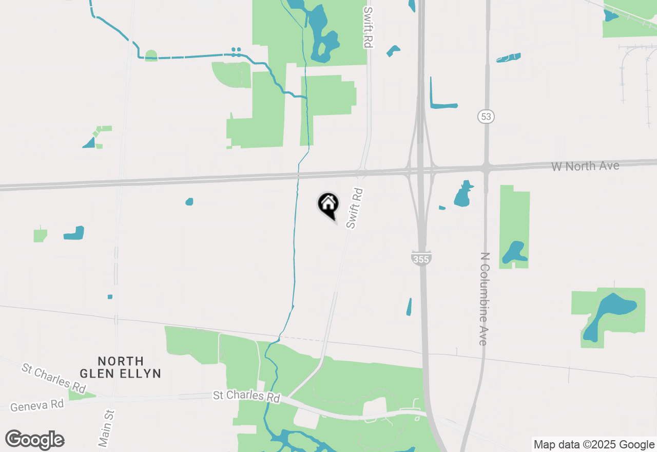 Map of 954 Tanager Court, Lombard, IL 60148