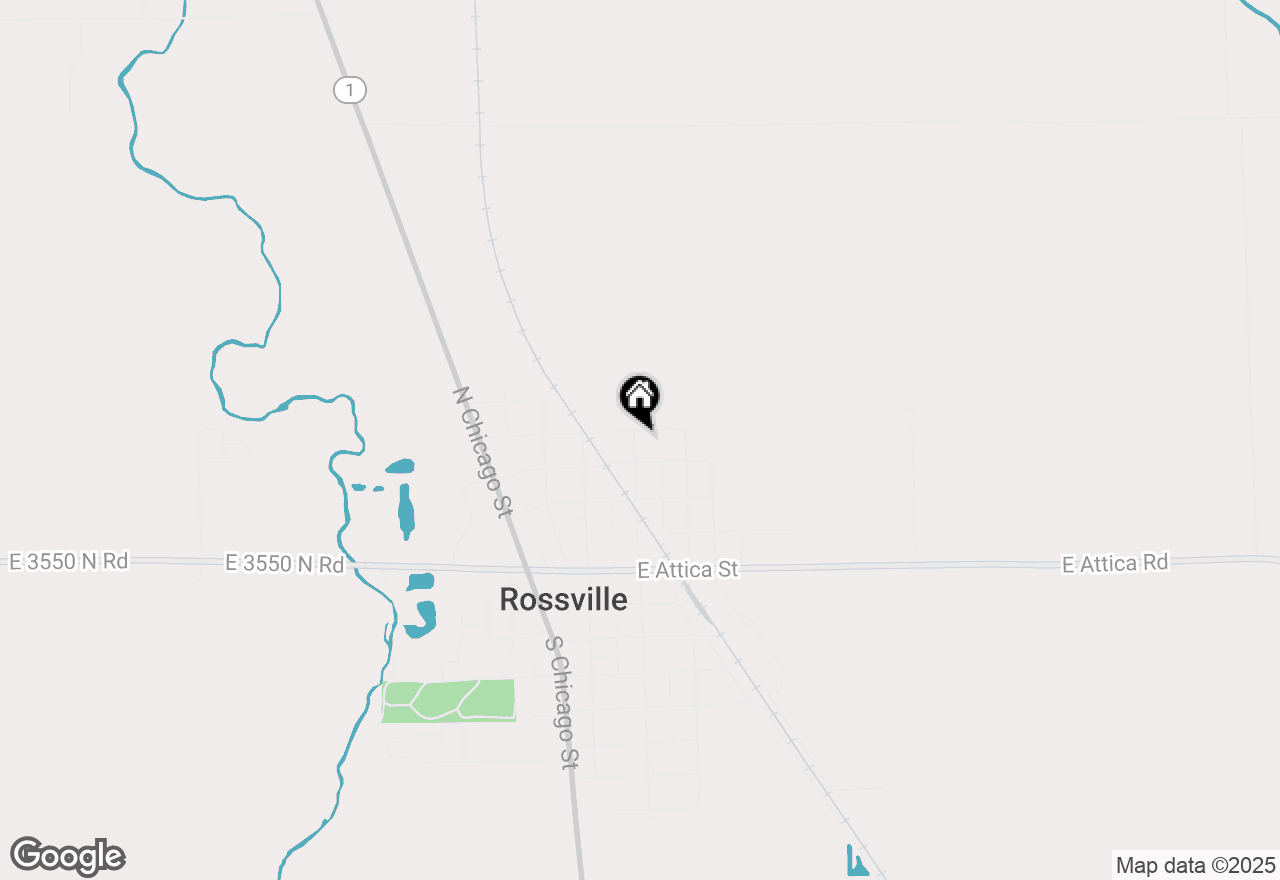 Map of 502 E Attica Street, Rossville, IL 60963