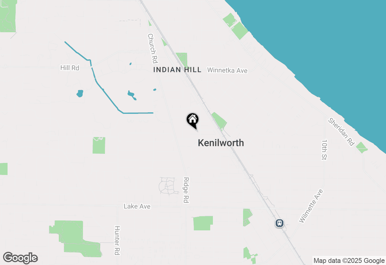 Map of 622 Melrose Avenue, Kenilworth, IL 60043