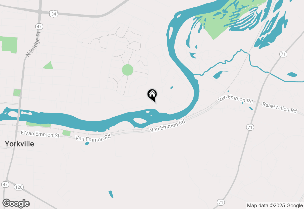Map of 76 Quinsey Lane, Yorkville, IL 60560