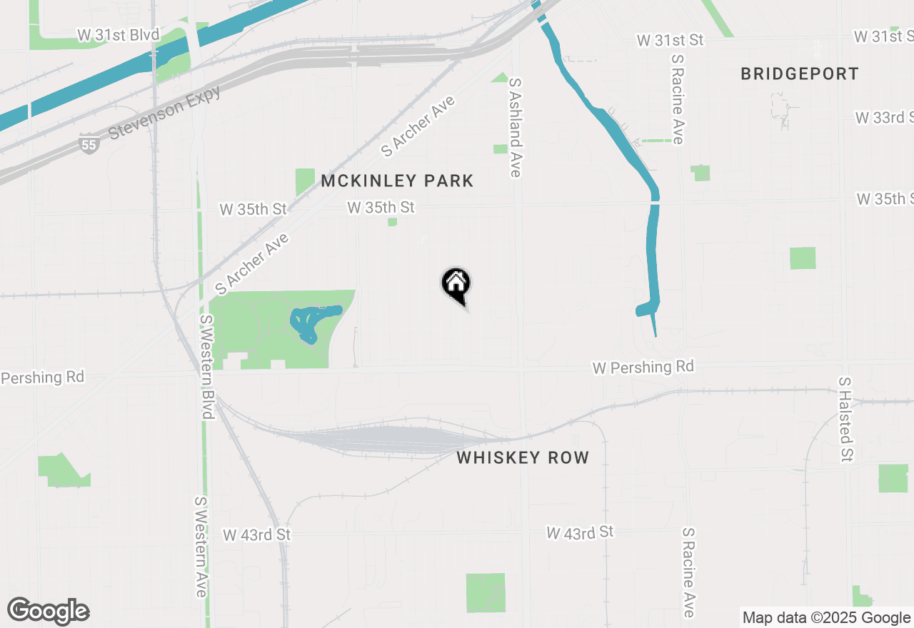 Map of 3738 S Hermitage Avenue, Chicago, IL 60609