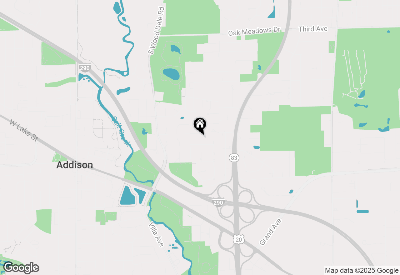 Map of 641 E Belmont Avenue, Addison, IL 60101